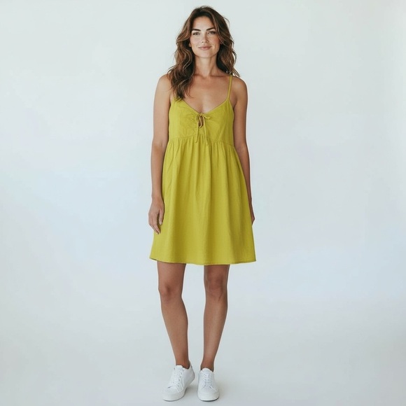 Nine West Yellow Sundress - Picture 1 of 4